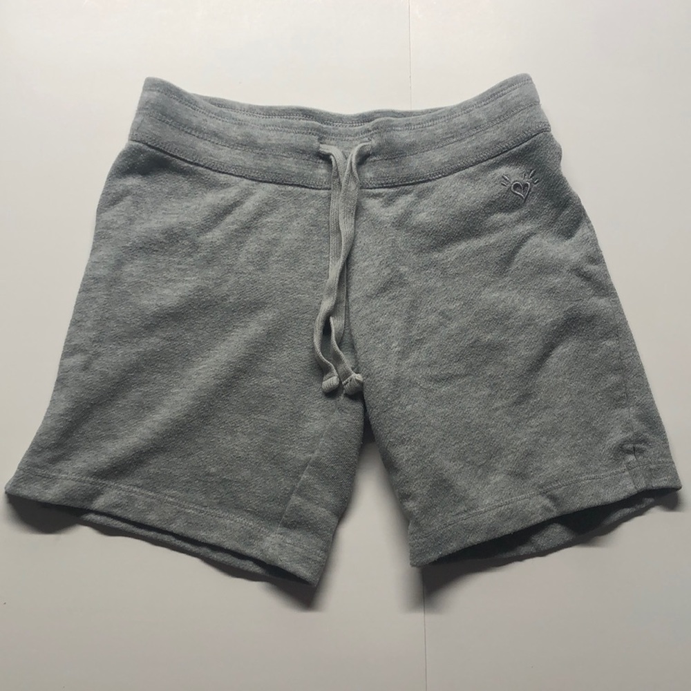 Justice Girls Grey Drawstring Shorts Size 6